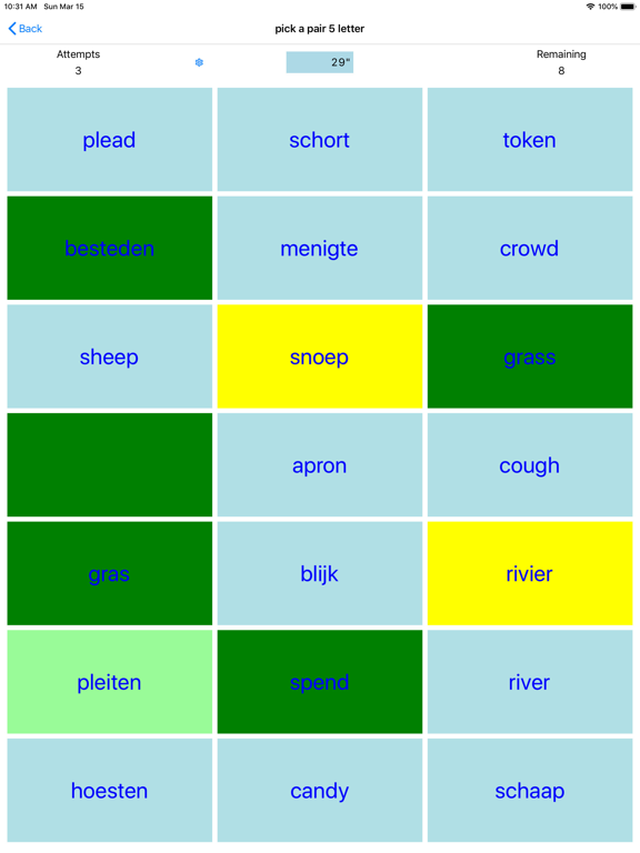 Screenshot #6 pour PickAPair Dutch - English