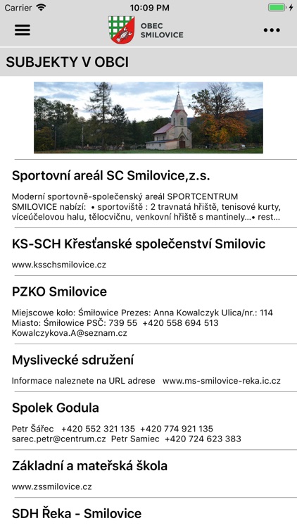 Obec Smilovice screenshot-4