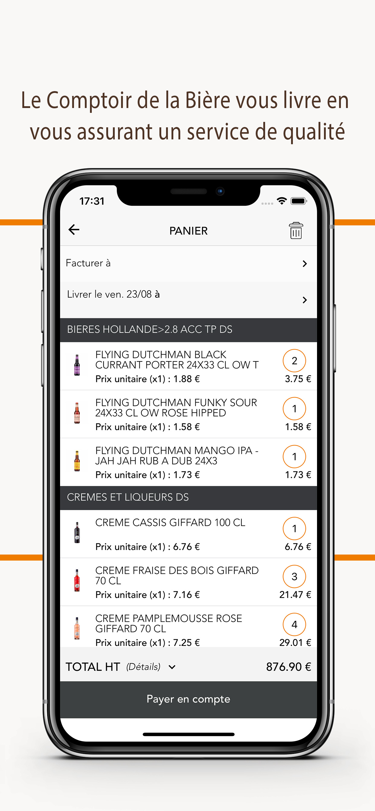 Comptoir de la bière
