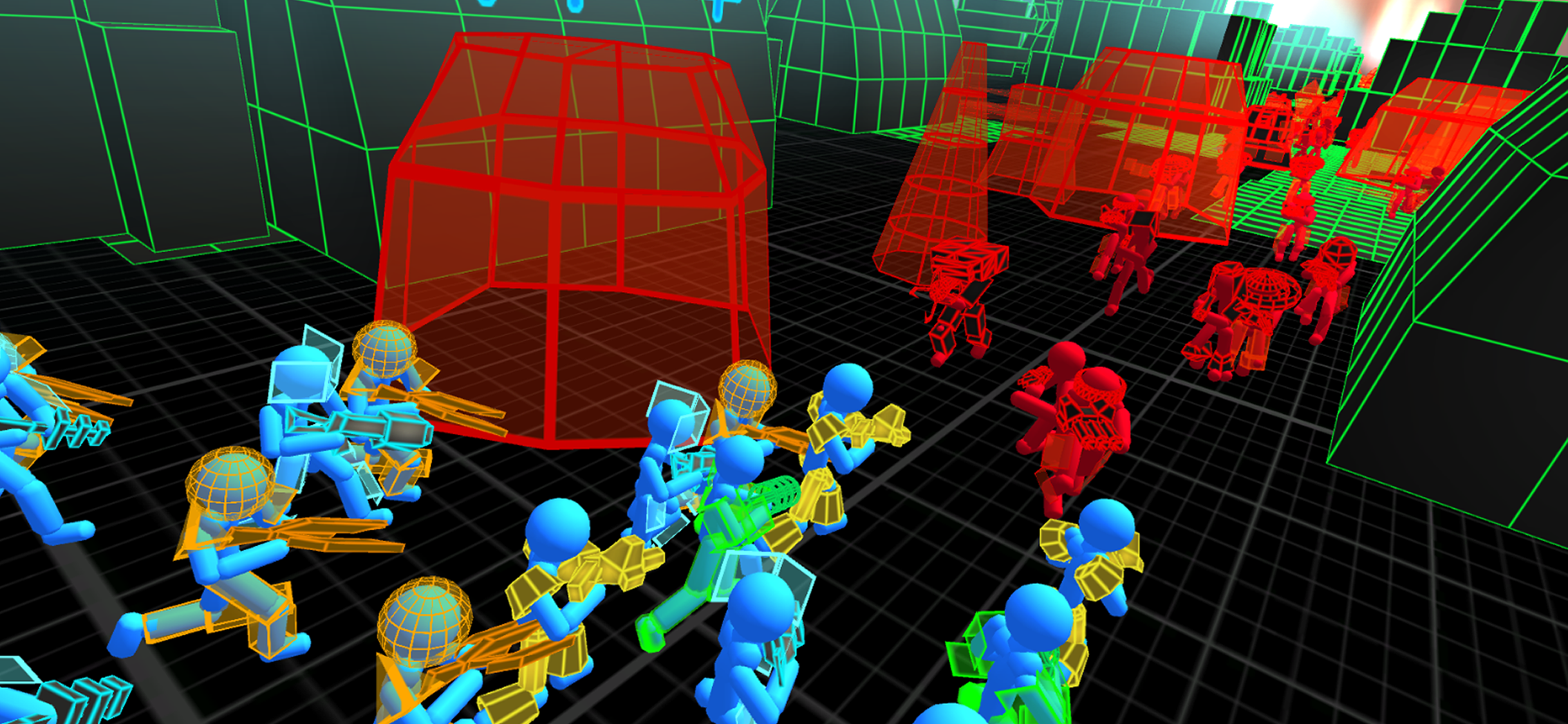 Stickman Simulator: Neon Tanks