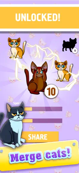 Game screenshot Merge Cats: Idle Tycoon! apk