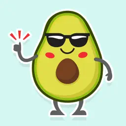Avocado: Animated Stickers app icon