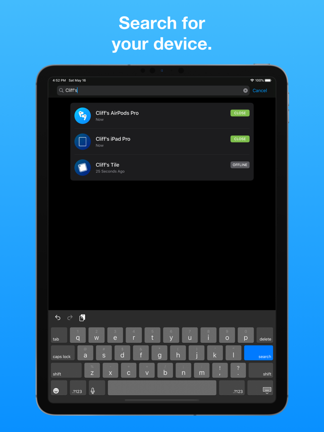 Find My Bluetooth Device Screenshot