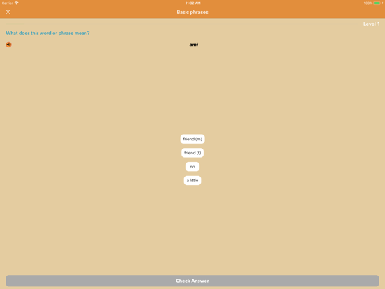 iSabi™ French+ iPad screenshot 3 - Education app