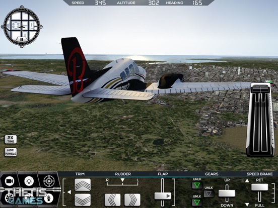 Flight Simulator FlyWings 2017 iPad app afbeelding 5