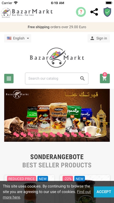 Bazarmarkt Screenshot