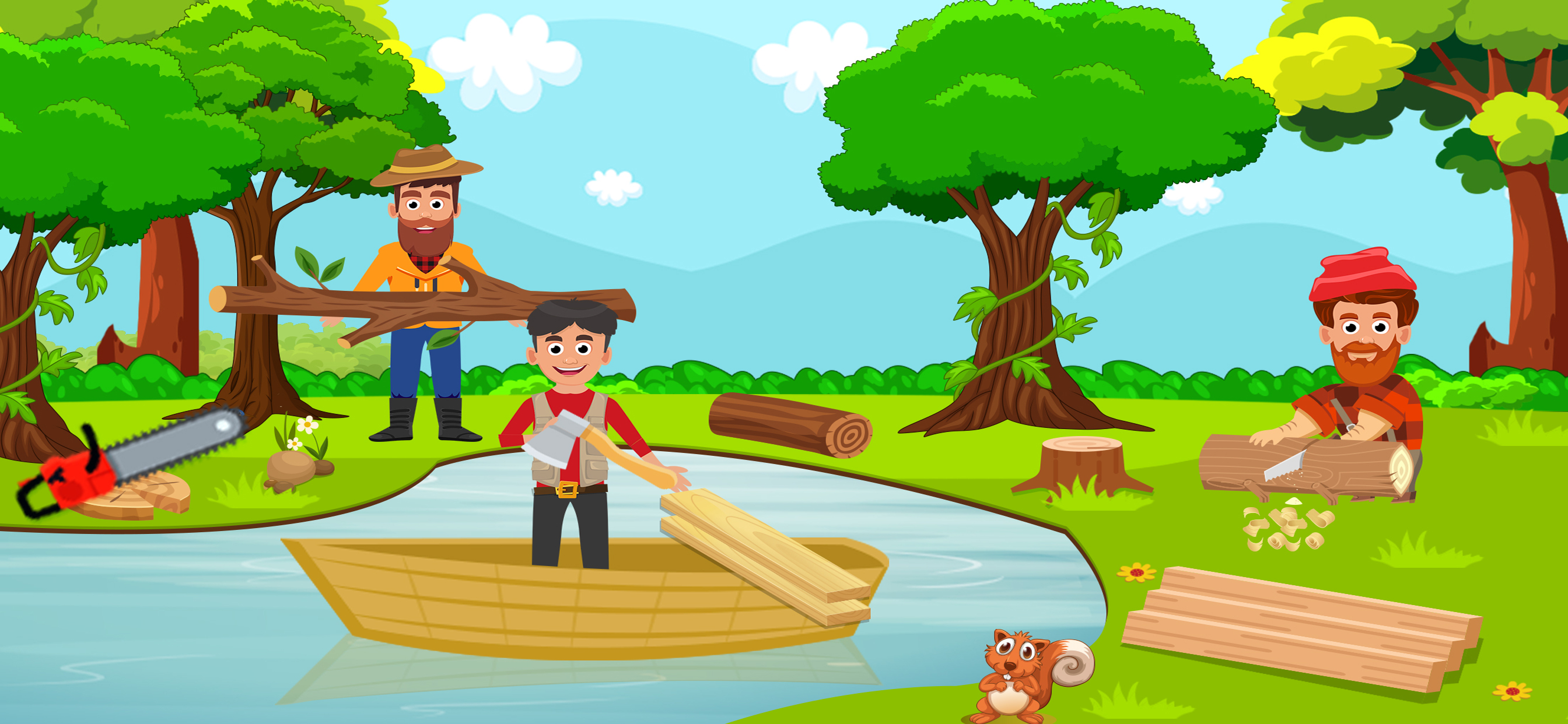 Pretend Play Lumberjack Life