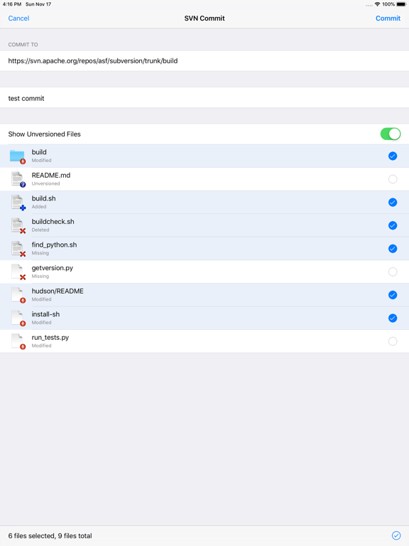 App screenshot