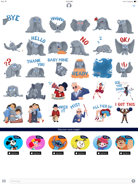 Disney Stickers: Dumboのおすすめ画像1