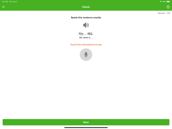 Learn Korean Phrases iPad screenshot