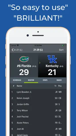Game screenshot Kentucky Football Schedules hack