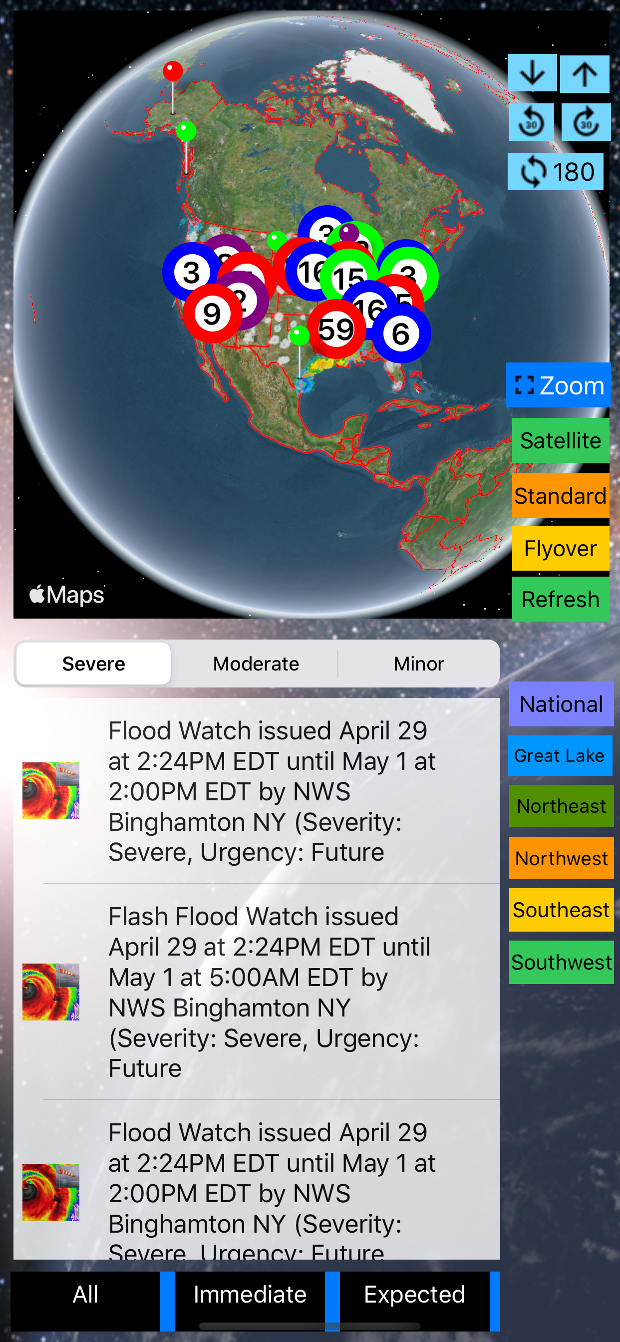 Instant NOAA Alerts 3D Elite