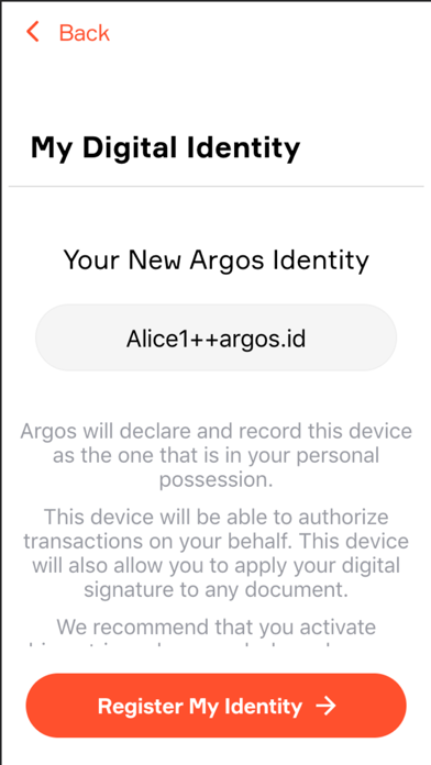 Screenshot #3 pour Argos Identity