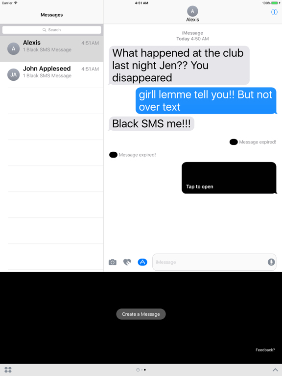 Screenshot #4 pour Black SMS - Protected Texts