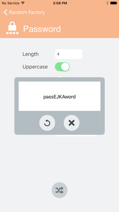 Random Factory iPhone screenshot 4 - Utilities app