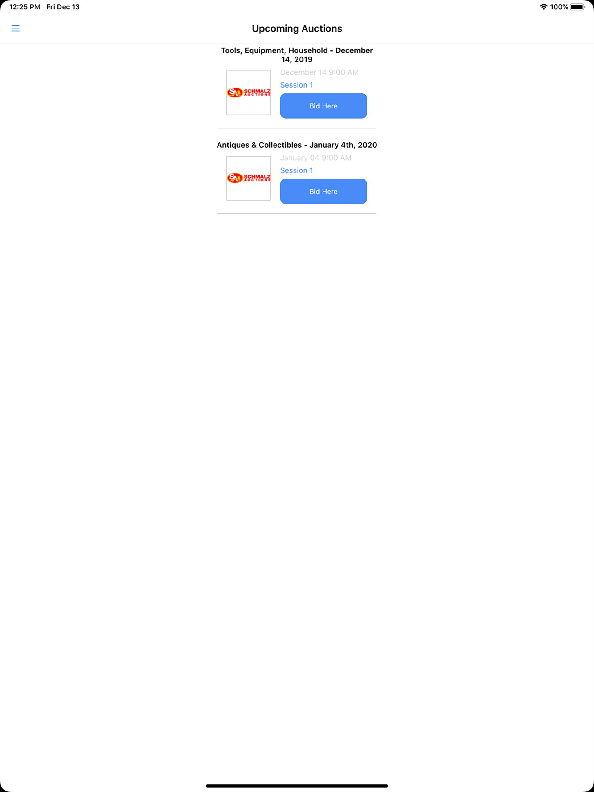 Schmalz Auctions screenshot 4