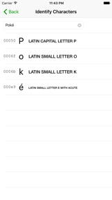 Unicode Character Viewer screenshot