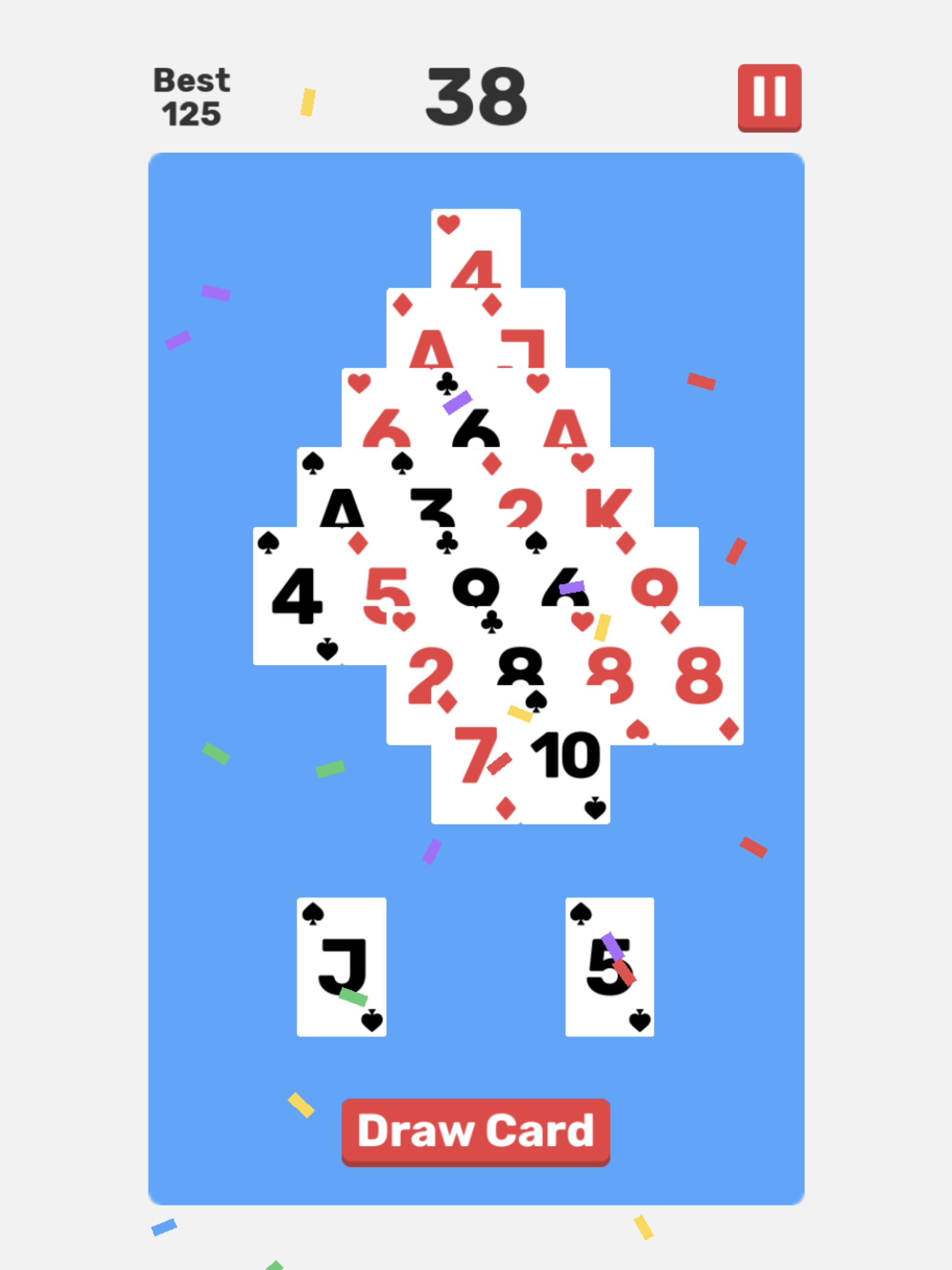 Endless Pyramid Solitaire screenshot 9