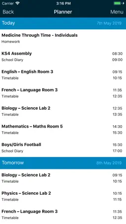 SIMS Student screenshot 2