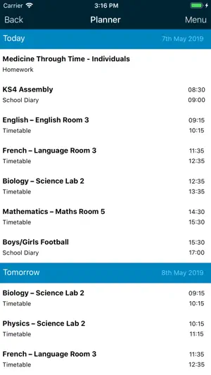 SIMS Student screenshot 2