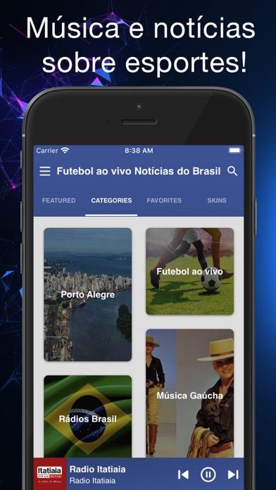 Futebol ao vivo - Rádio Brasil screenshot 2