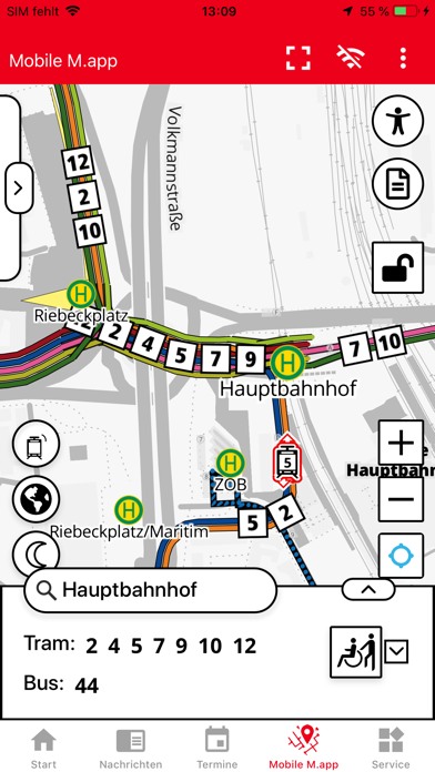 Mein HALLE Screenshot