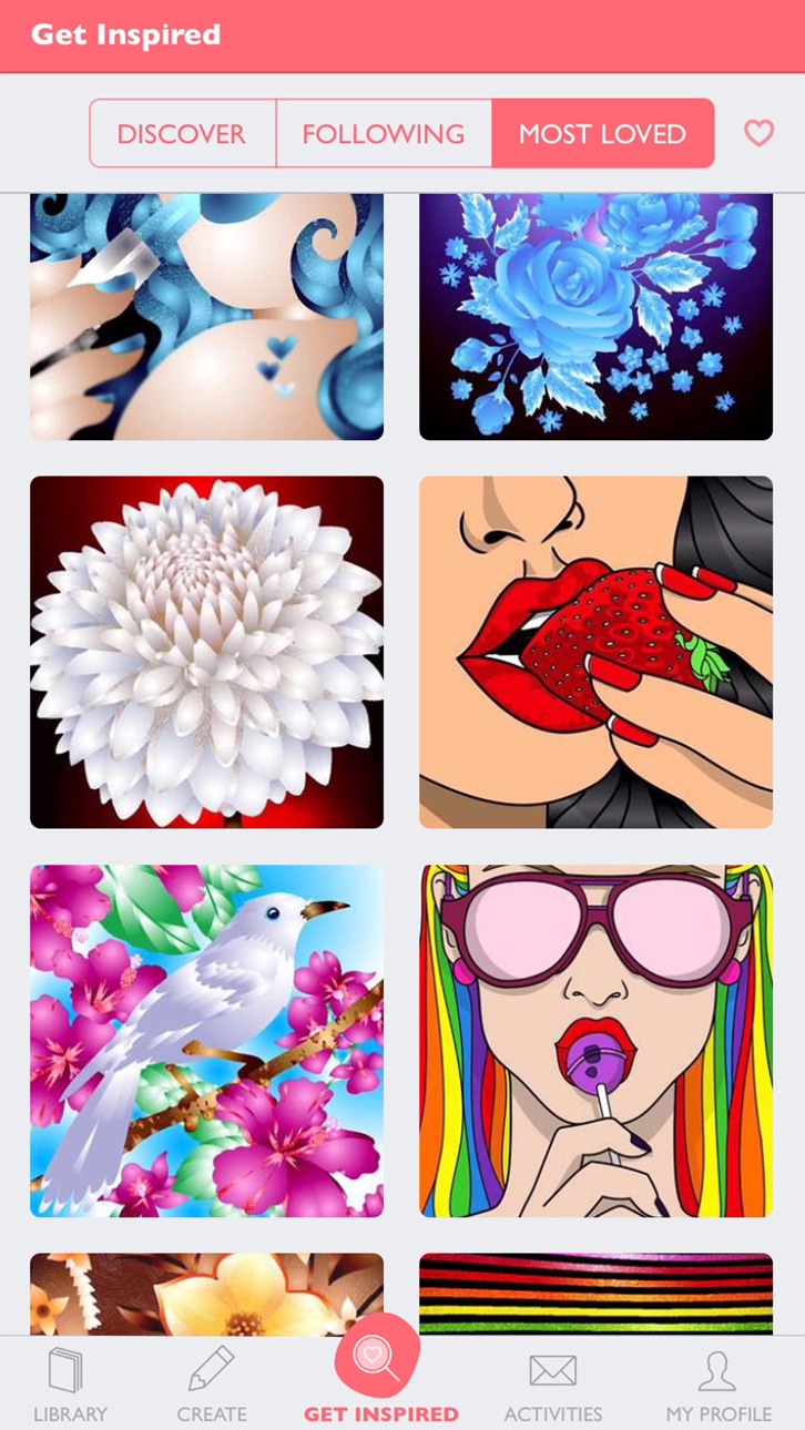 Colorfy: Coloring Book Games iOS Mod IPA screenshot 2 - iOS game interface