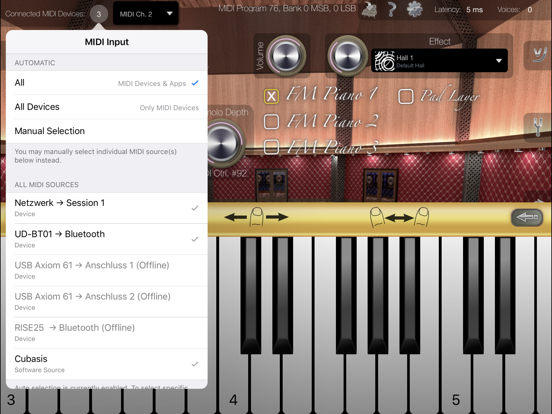 Colossus Piano iPad app afbeelding 10