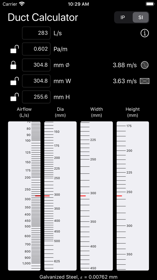 #4. Duct Calculator (macOS) By: Pheinex, LLC