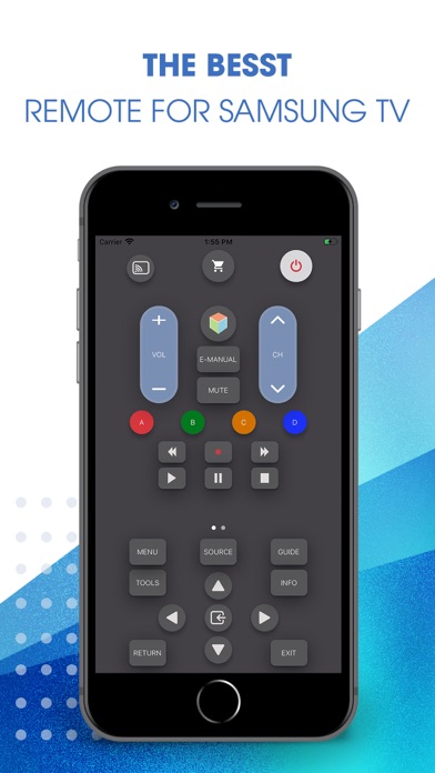 Remote for Samsung TV. Screenshot