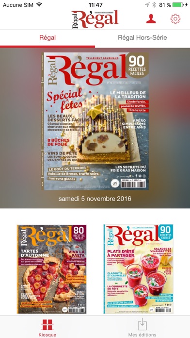 Screenshot #1 pour Régal Magazine