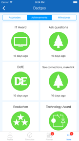 ePraise screenshot