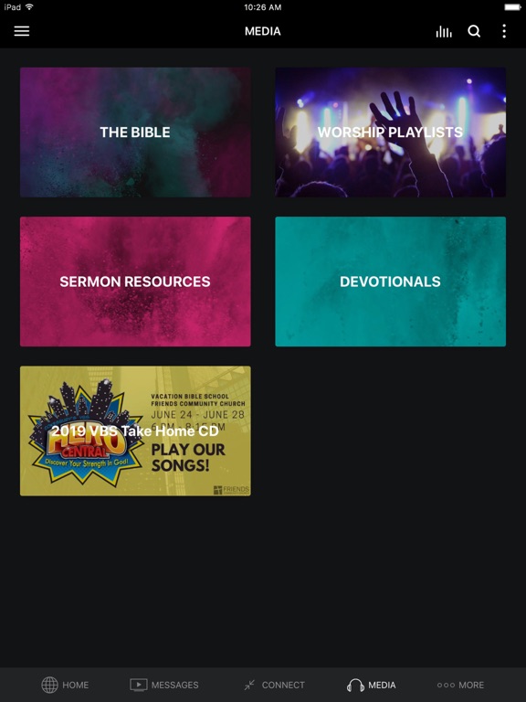 Friends Community Church iPad screenshot 3 - Education app