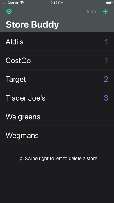 Store Buddy - Shopping List iPhone screenshot 5 - Utilities app