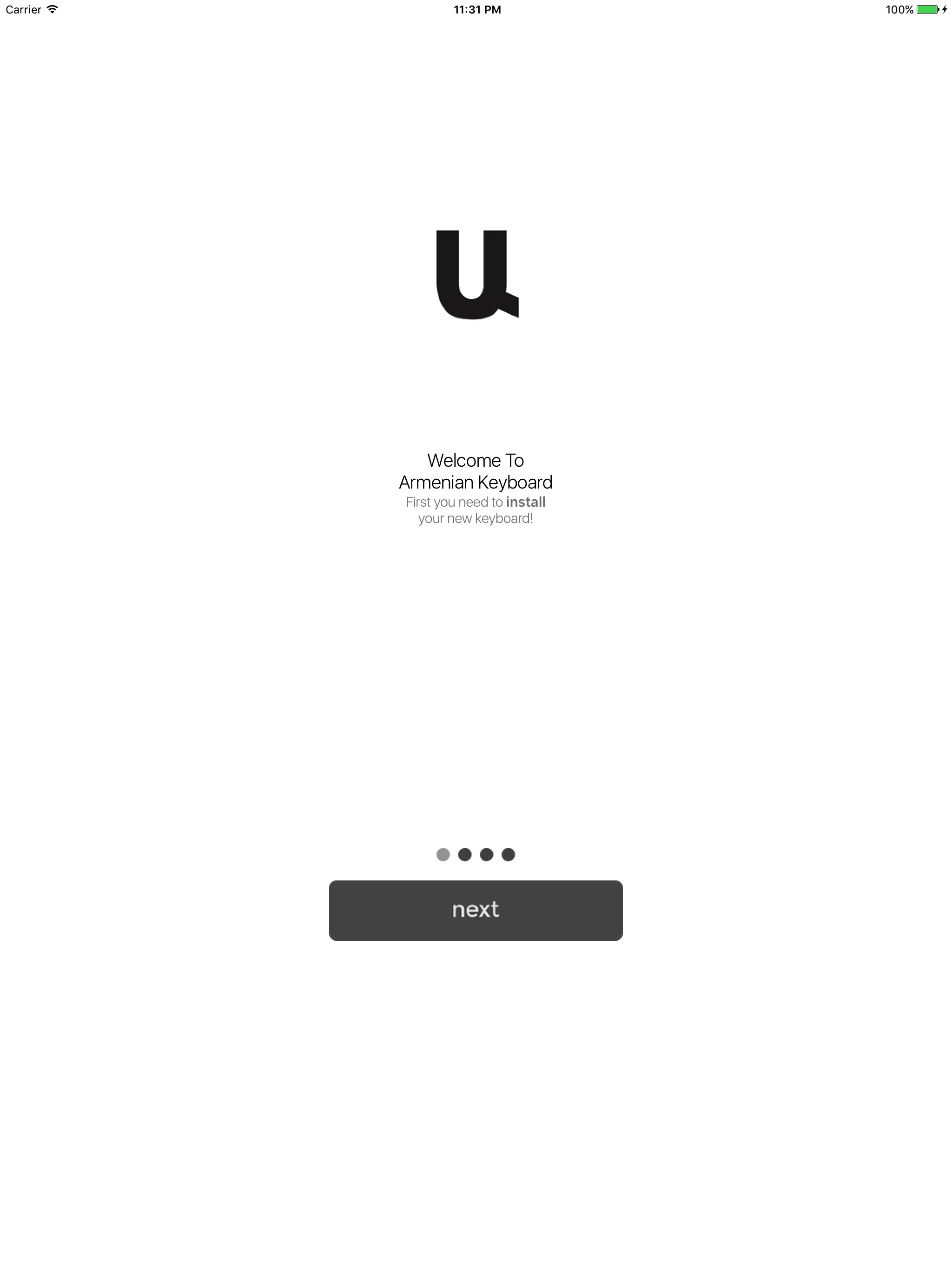 Armenian Keyboard Extension screenshot 6