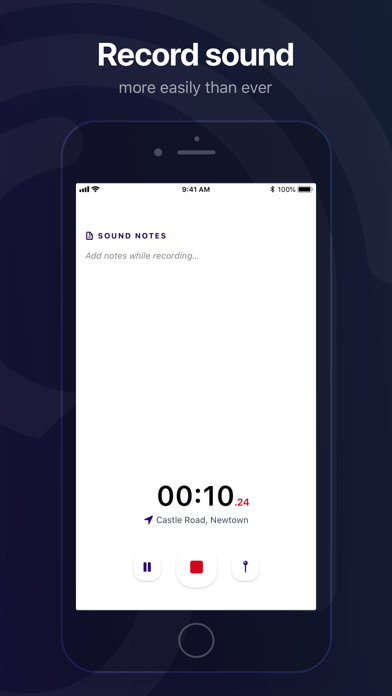 Screenshot #3 pour Aroundsound - Audio Recorder