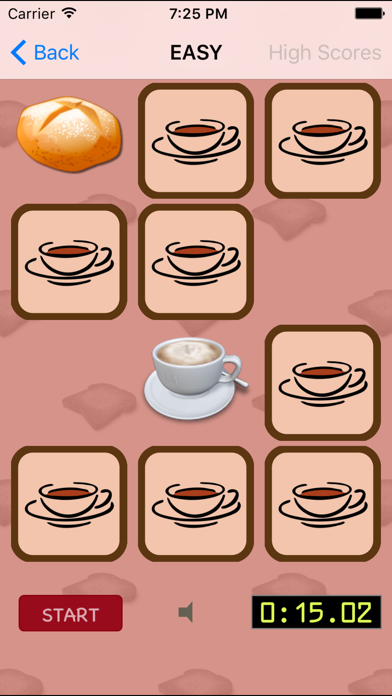 Breakfast Matching Game 2 Screenshot