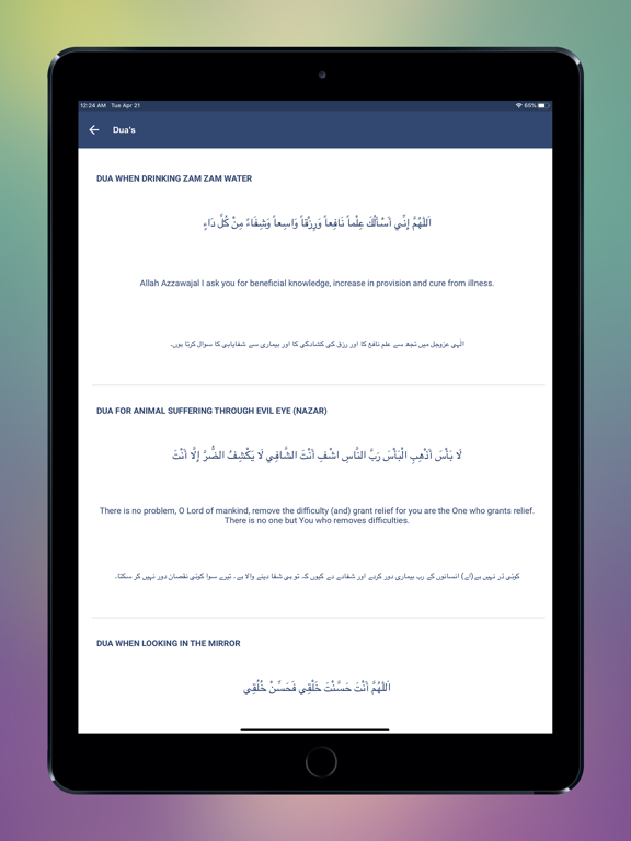 Ramdan Pro: Qibla, Quran, Dua iPad screenshot