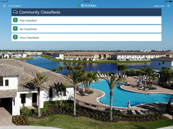 Bonterra iPad screenshot