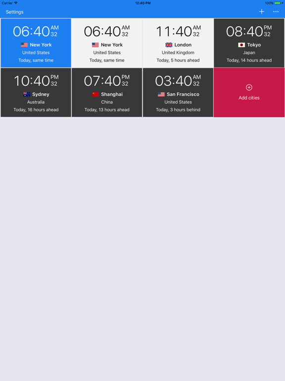 Screenshot #4 pour World Clock by timeanddate.com