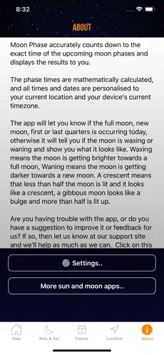 Screenshot 8 Fase de la luna iphone