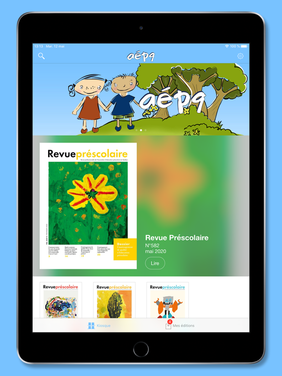 AÉPQ iPad screenshot