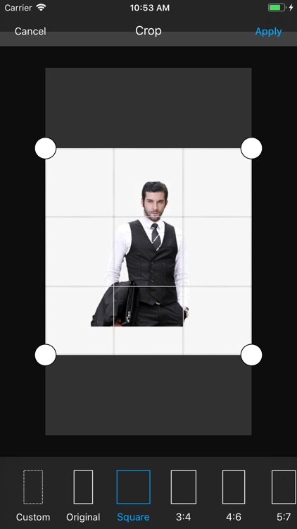 Stylish Man Photo Suit