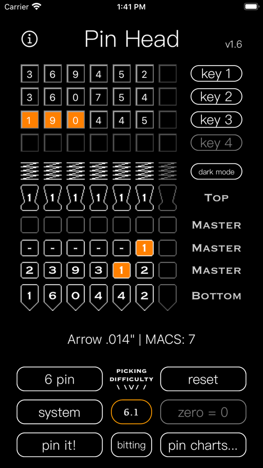 #4. Pin Head - Lock Cylinder Calc (iOS) 由: Farren Domenici