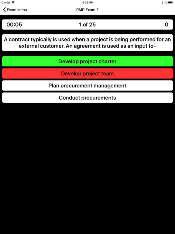Screenshot #6 pour PMP Test Prep 2020