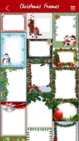 Christmas Photo Frames Effect screenshot