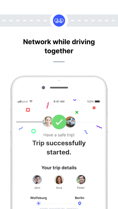 pool - Carpooling für Firmen screenshot 4