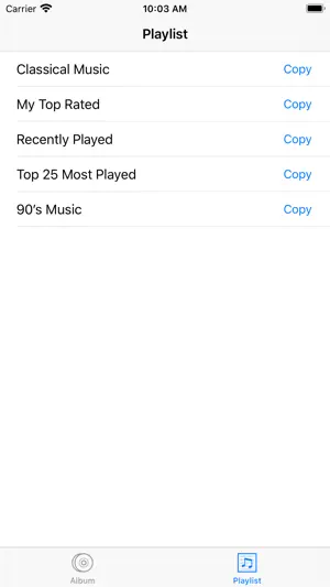 Songlist Copy screenshot 1