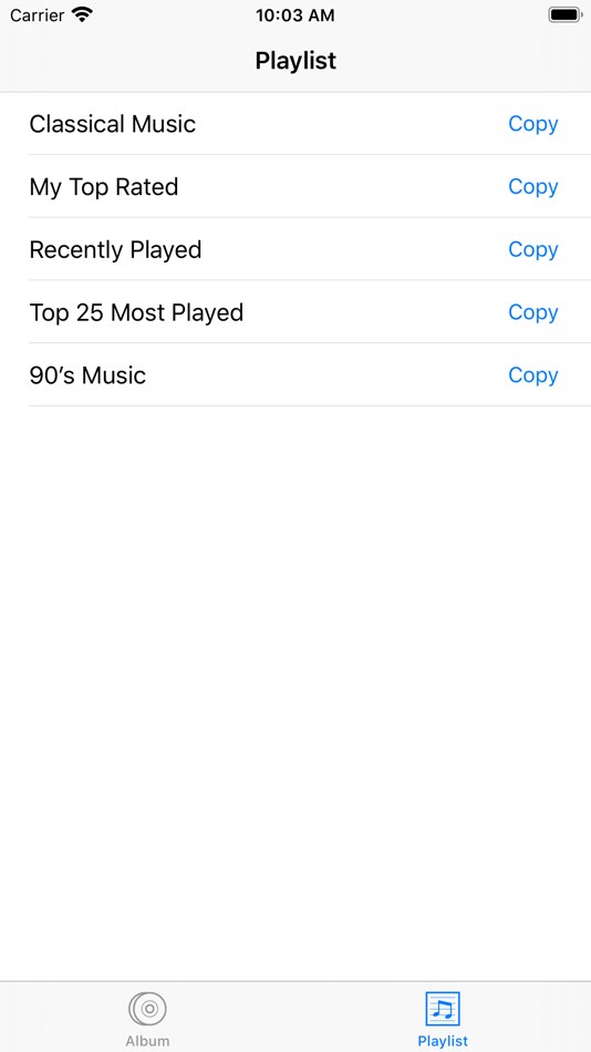 Songlist Copy - 1.1.8 - (iOS)