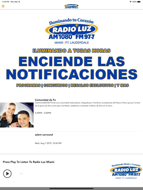 Screenshot #4 pour Radio Luz Miami